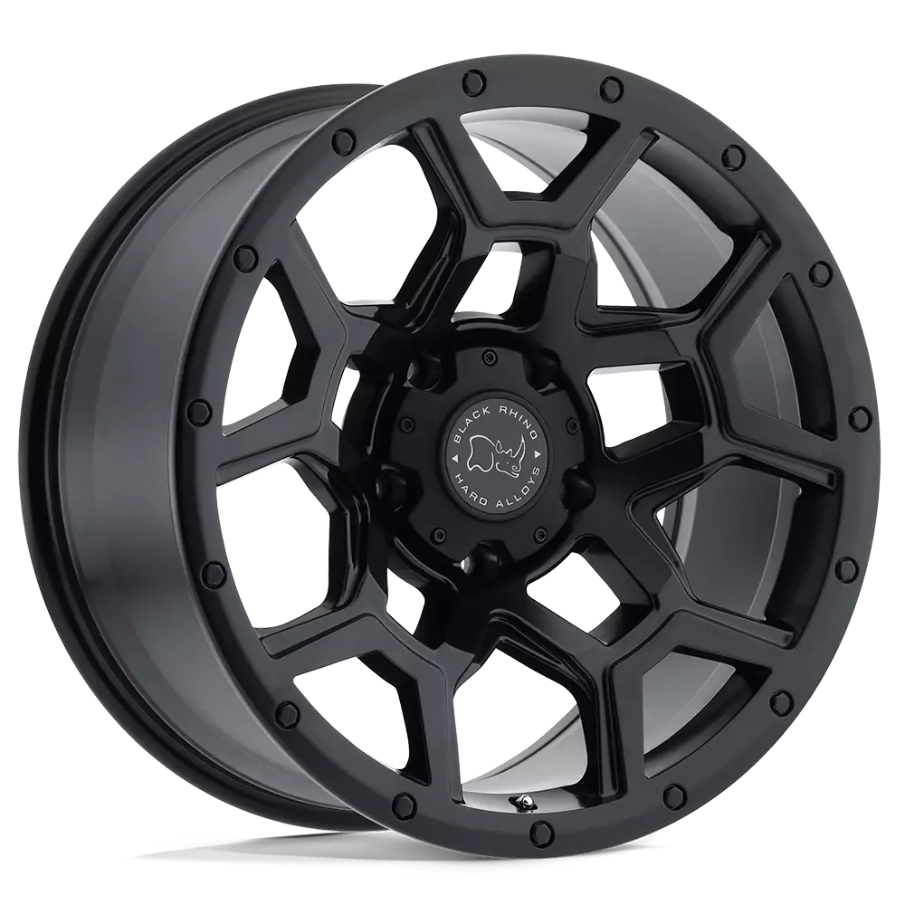 17" Volkswagen Transporter T5 T6 Black Rhino Overland Black Alloy Wheel Packages