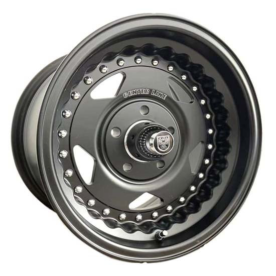 Centerline Convo Pro 5-120.65 (5-4.75") 15X8 Satin Black 4.5" BS