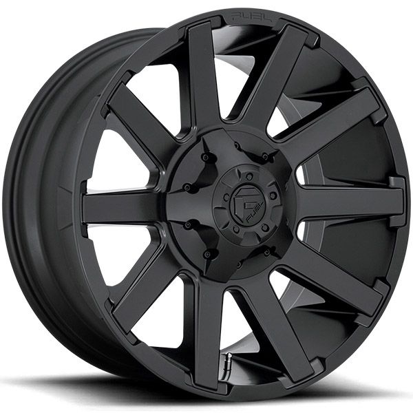 Fuel Wheels Contra D437 8-165.1 (8-6.5") 20X9 Matt Black +01mm D43720908250