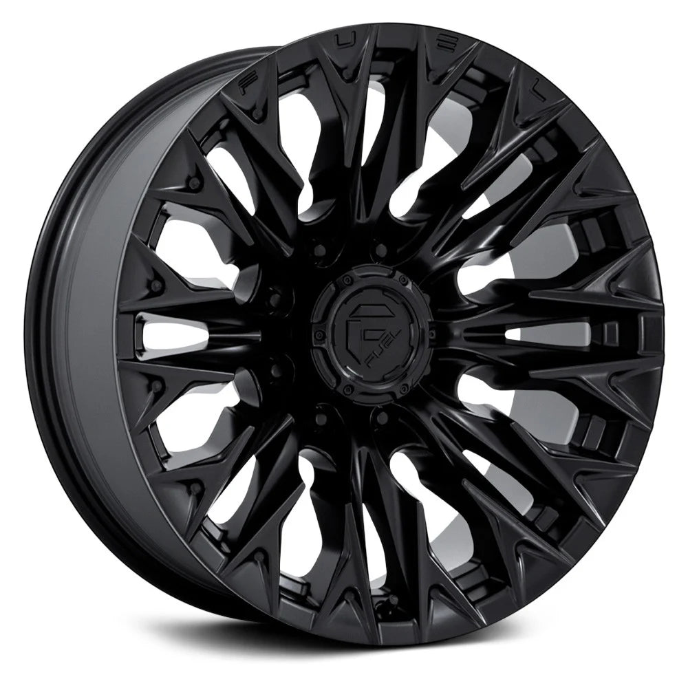Fuel Wheels Flame D804 8-165.1 (8-6.5") 20x10 Satin Black -18mm Offset D80420008247
