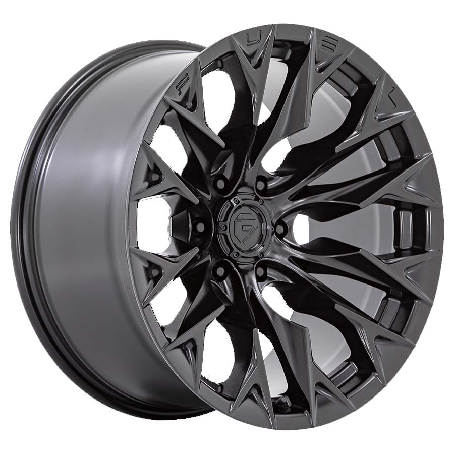 Fuel Wheels Flame D804 6-139.7 (6-5.5") 22X12 Matt Black -44mm Offset D80422208447