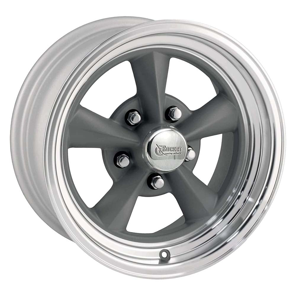 Rocket Racing Fuel 5-114.3 (5-4.5") 15X4 Grey -25mm Offset