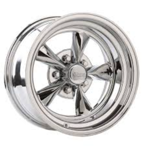 Rocket Racing Fuel 5-114.3 (5-4.5") 15x6 Chrome 3.5"BS