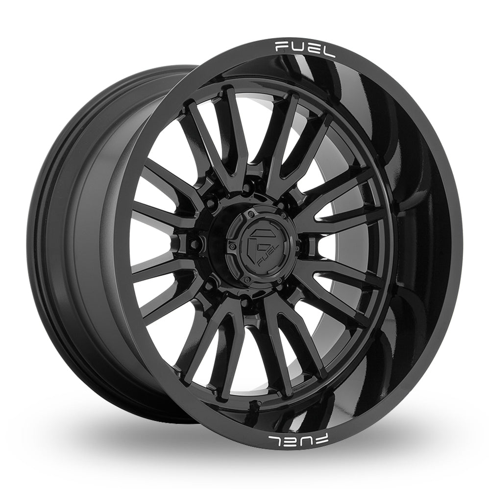 Fuel Wheels Clash D760 8-165.1 (8-6.5") 20X10 Gloss Black -18mm Offset D76020008247