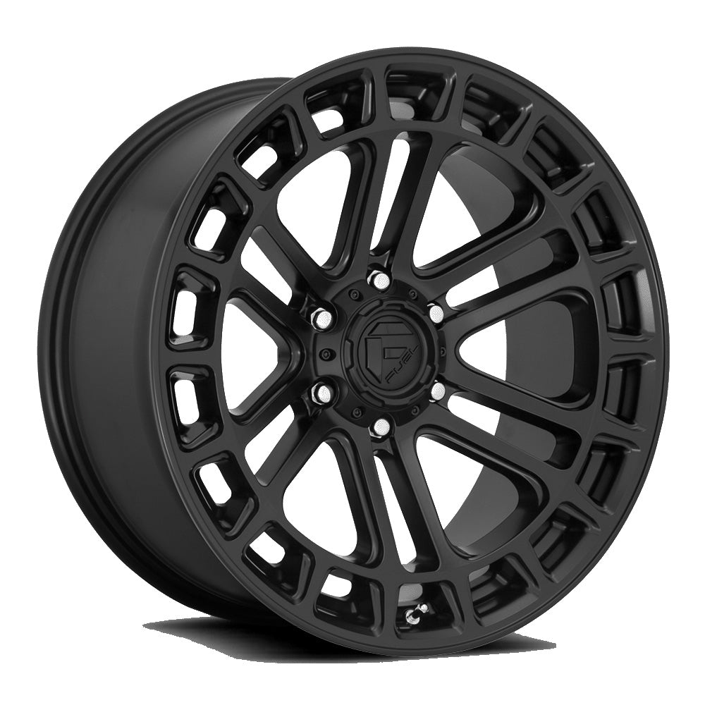 Fuel Wheels Heater D718 6-139.7 (6-5.5") 17X9 Matt Black -12mm Offset D71817908445