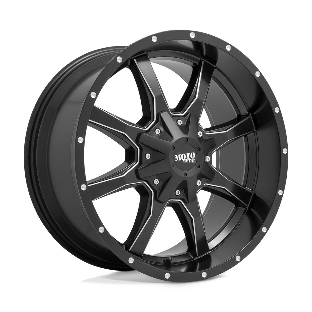 Moto Metal MO970 5-127 (5-5")","5-139.7 (5-5.5") 20X9 Satin Blk Milled 5.71" BS