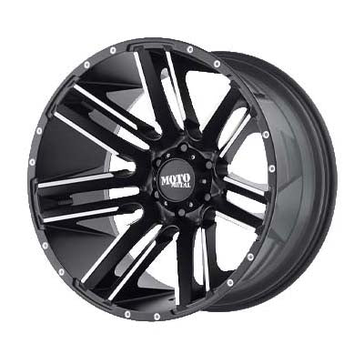 Moto Metal MO978 5-139.7 (5-5.5") 20X10 Satin Black Machined 4.56" BS