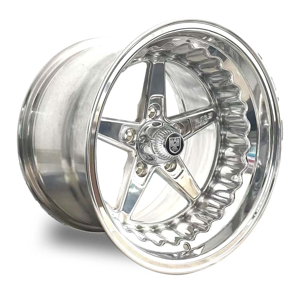 Centerline Racemaster 5-114.3 (5-4.5") 15X8 Polished 4.25" BS