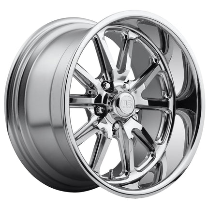 US Mag Rambler 5-114.3 (5-4.5") 17X7 Chrome 4.0" BS