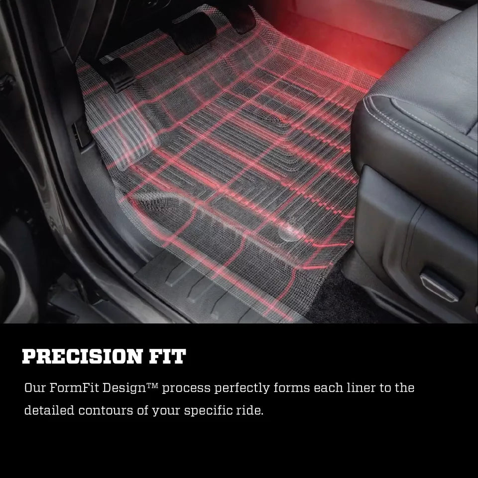 2009-2014 F150 HUSKY FITTED FLOOR MATS FRONT AND REAR