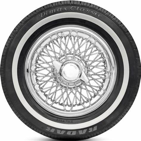 185/70R15 89V Dimax Classic  3/4" Whitewall 185/70x15