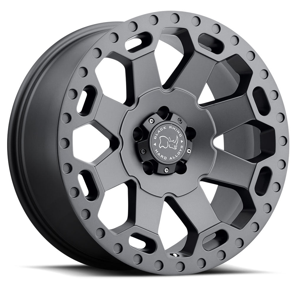 17" VW Crafter 2006-2017 and Mercedes Sprinter Black Rhino Warlord Gunmetal Alloy Wheel Packages
