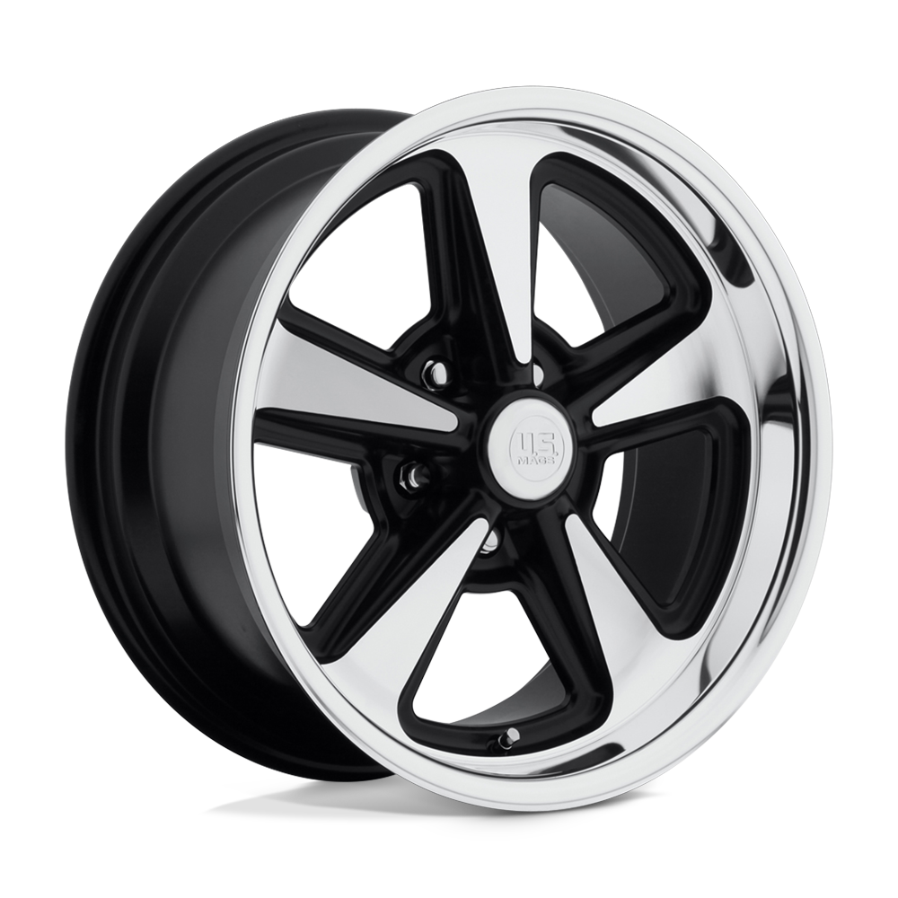 US Mag Bandit 5-120.65 (5-4.75") 17X8 Matt Black Machined 4.50" BS