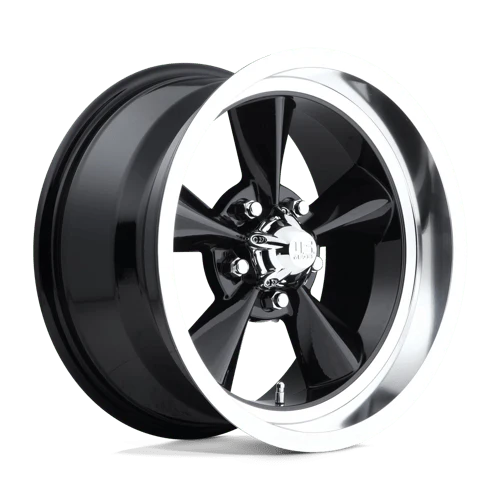 US Mag Standard 5-120.65 (5-4.75") 15X8 Gloss Black 4.54" BS