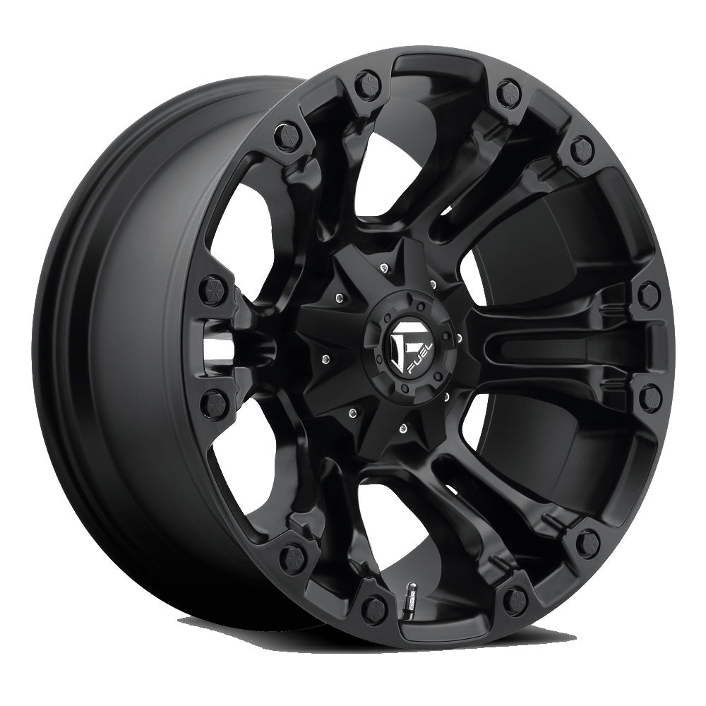 Fuel Wheels Vapor D560 6-135"," 6-139.7 (6-5.5") 20X10 Matt Black -18mm D56020009846