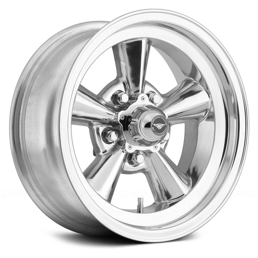 American Racing VN109 Torq Thrust Original 5-139.7 (5-5.5") 15X8.5 Polished 3.81" BS