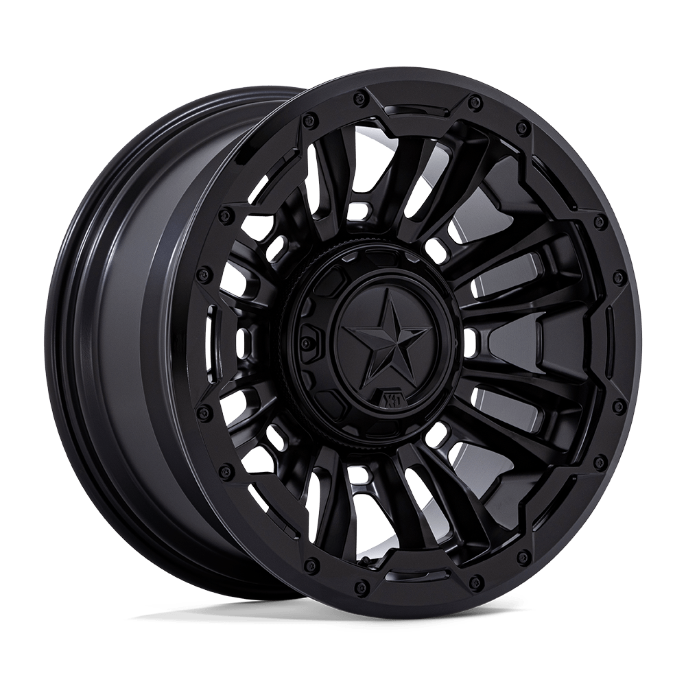 XD Wheels 870 5-127 (5-5"), 5-139.7 (5-5.5") 20X10 Matt Black 4.75" BS