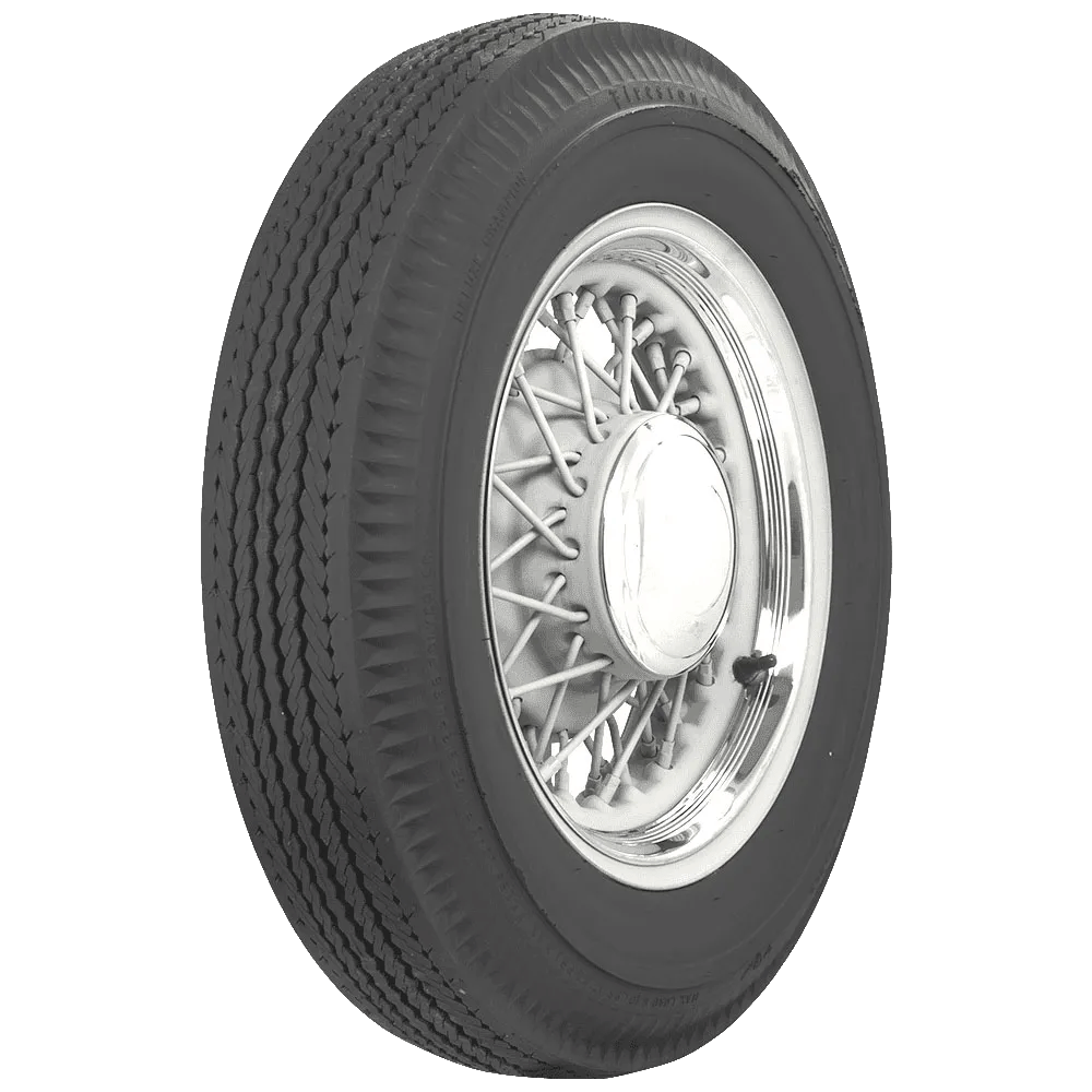 Firestone Vintage Tyre Blackwall - 550x16 Firestone Vintage Tyre Blackwall - 550x16