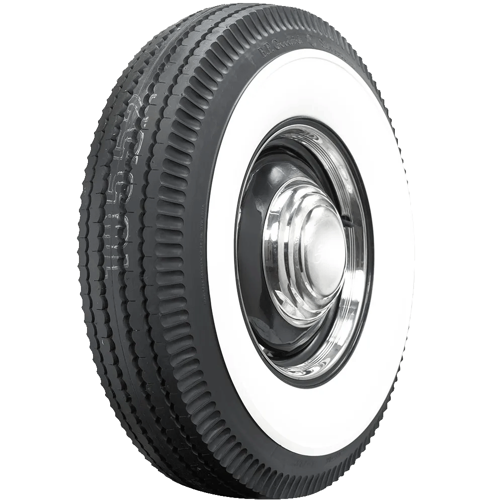 BF Goodrich 4 1/8" Whitewall Vintage Tyre - 750x16