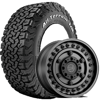 Black Rhino Armory + Tyre bundle 16x8 (Ford Transit 2012 - 2019)