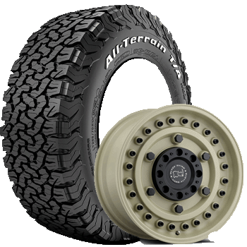 Black Rhino Armory + Tyre bundle 16x8 (Ford Transit 2012 - 2019)