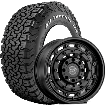 Black Rhino Arsenal + Tyre bundle 16x8 (Ford Transit 2012 - 2019)