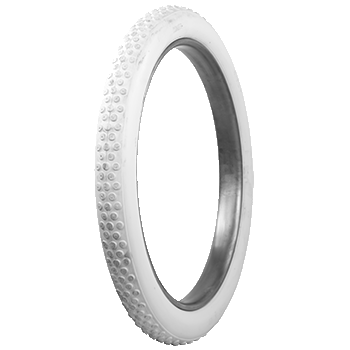 Coker Button Beaded All White Edge tyre  - 28x3