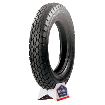 BF Goodrich Vintage Crossply Tyre Blackwall - 750x23