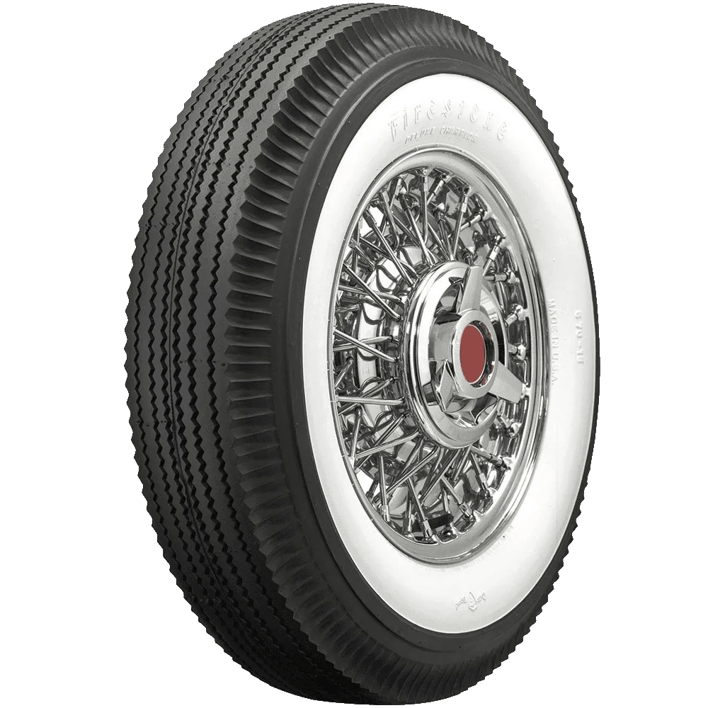 Firestone Vintage Tyre 2 3/4" Whitewall - 710x15