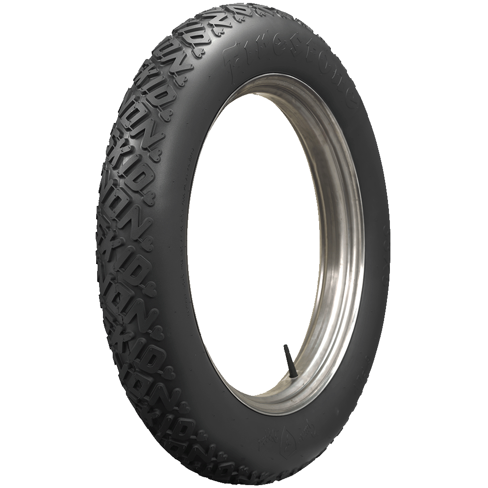 Firestone Non Skid Beaded Edge Vintage Tyre Blackwall - 30x3