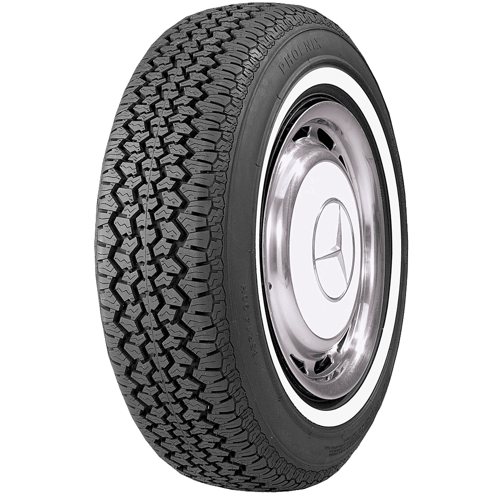 Phoenix Classic Radial 3/4" Whitewall Tyre 185R14