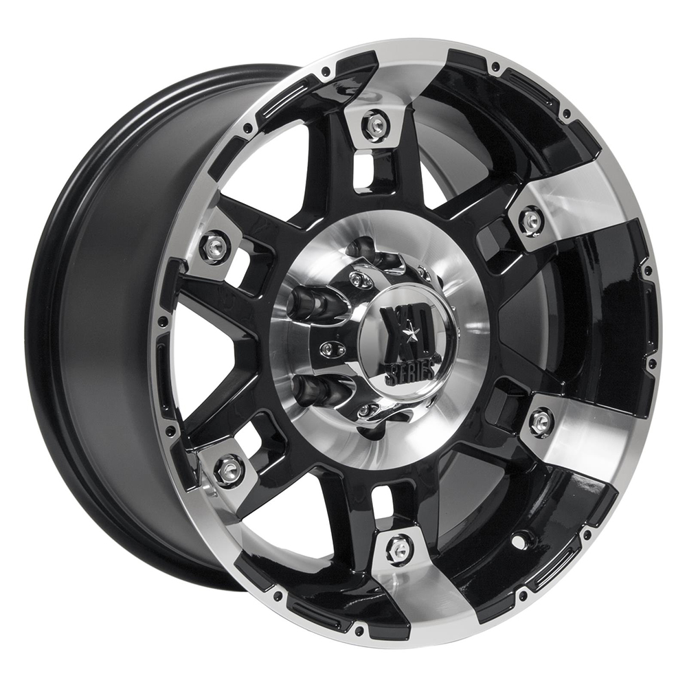 XD-797 Spy Gloss black maxhined face Wheel XD wheels