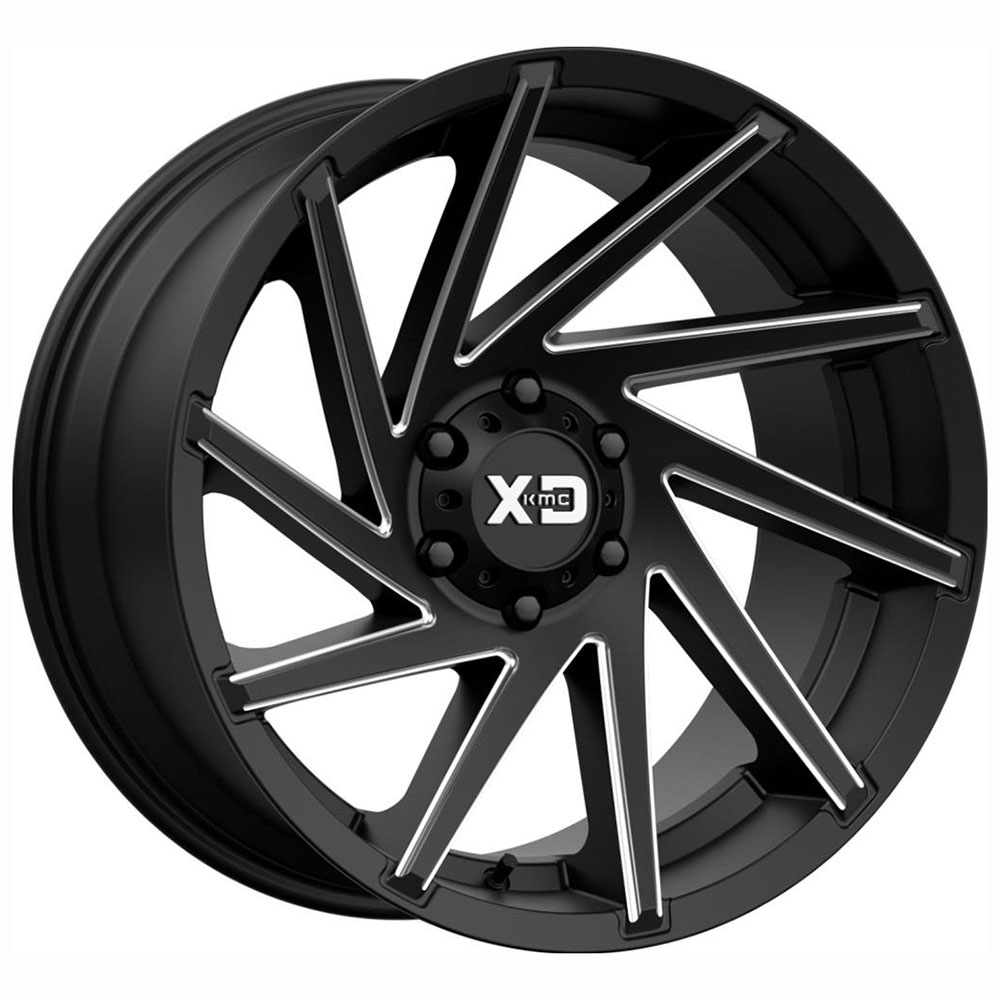 XD834 cyclone Satin Black Wheel XD wheels